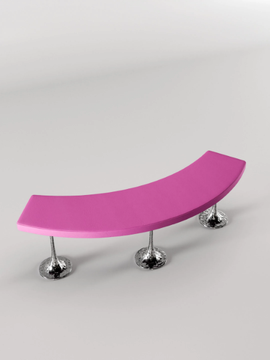 CROMA - Upholstered leather bench by Lorenzo Tondelli - view 3